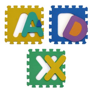 tappetino con lettere per bambini