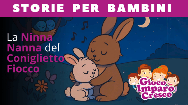 Storie per bambini La ninna nanna del coniglietto fiocco