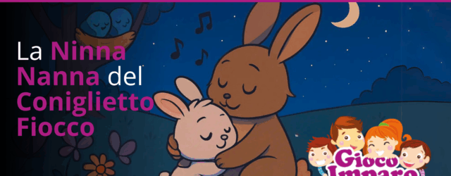 Storie per bambini La ninna nanna del coniglietto fiocco